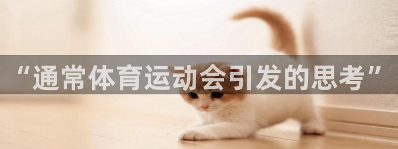 k1体育十年品牌官网：“通常体育运动会引发的思考”