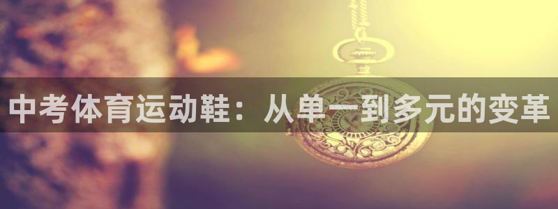 k1体育棋牌网址：中考体育运动鞋：从单一到多元的变革