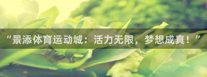 k1体育链接：“景添体育运动城：活力无限，梦想成真！”