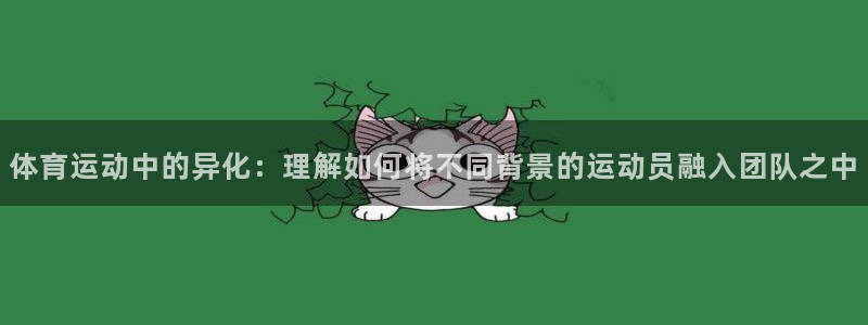 k1体育app下载：体育运动中的异化：理解如何将不同背景的运动员融入团队之中